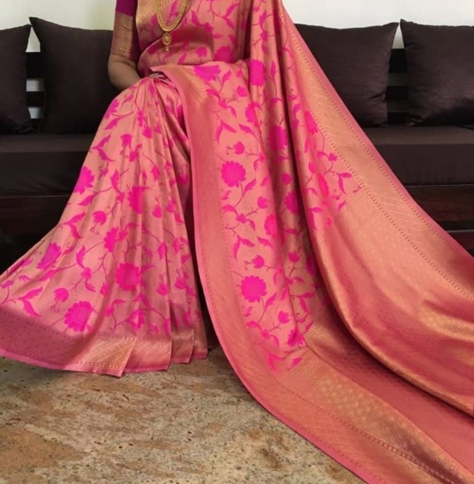 Rich silk saree from Zuraira's Collections